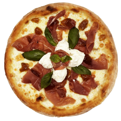 Pizza di Parma con Burrata