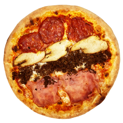 Pizza Quattro di Carne 